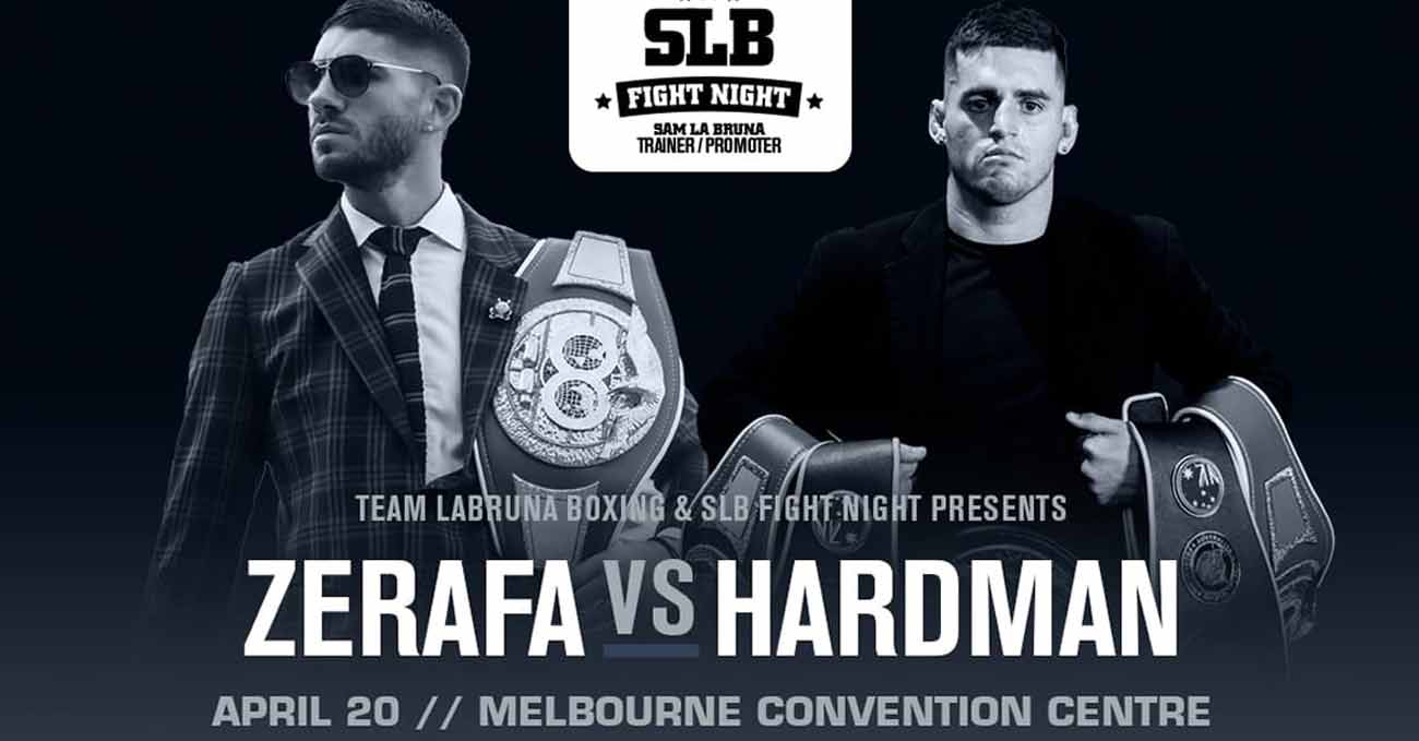 Michael Zerafa vs Issac Hardman full fight video poster 2022-04-20