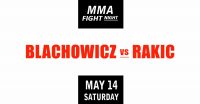 Poster of Blachowicz vs Rakic Ufc Vegas 54 designed by AllTheBestFights