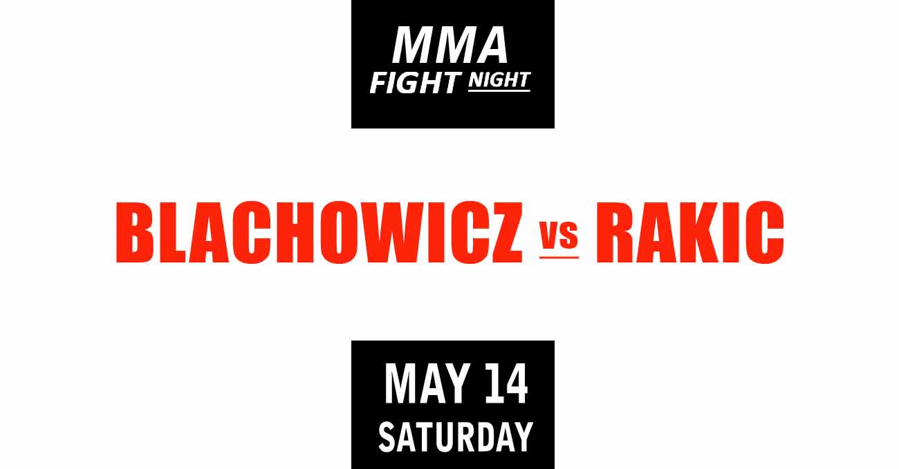 Jan Blachowicz vs Aleksandar Rakic full fight video UFC Vegas 54 poster by ATBF