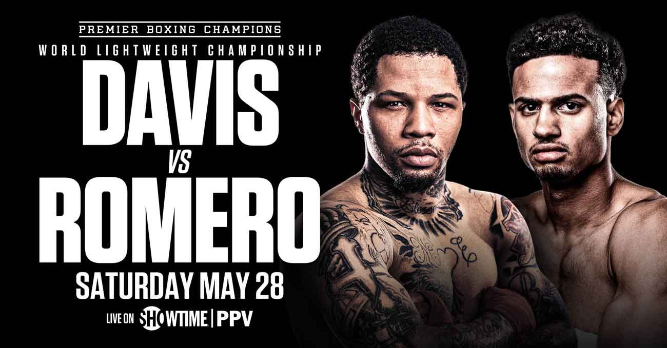 Gervonta Davis vs Rolando Romero full fight video poster 2022-05-28
