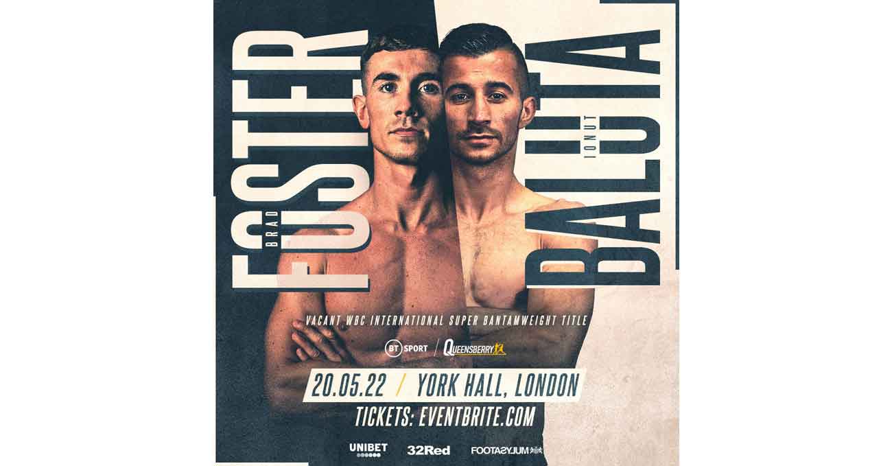 Brad Foster vs Ionut Baluta full fight video poster 2022-05-20