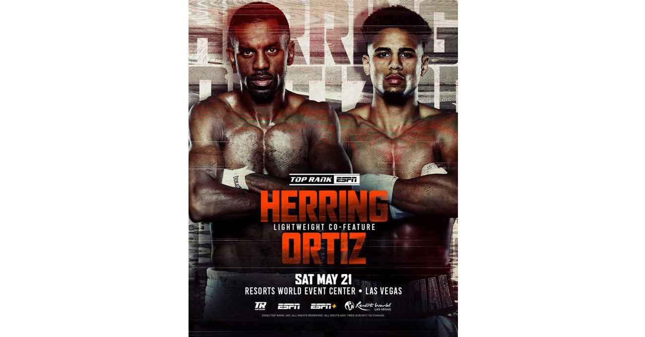 Jamel Herring vs Jamaine Ortiz full fight video poster 2022-05-21