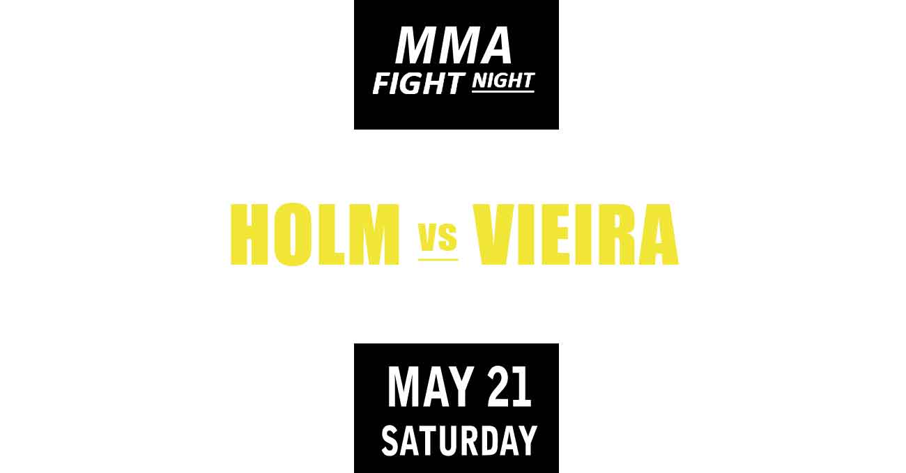 Holly Holm vs Ketlen Vieira full fight video UFC Vegas 55 poster by ATBF