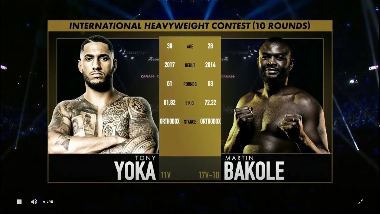 Tony Yoka vs Martin Bakole FULL fight Video 2022