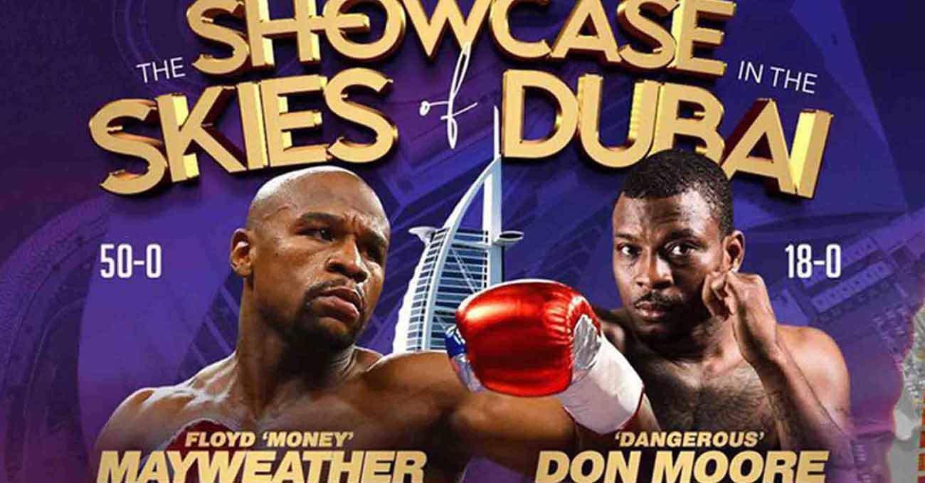 Floyd Mayweather Jr vs Don Moore full fight video poster 2022-05-21