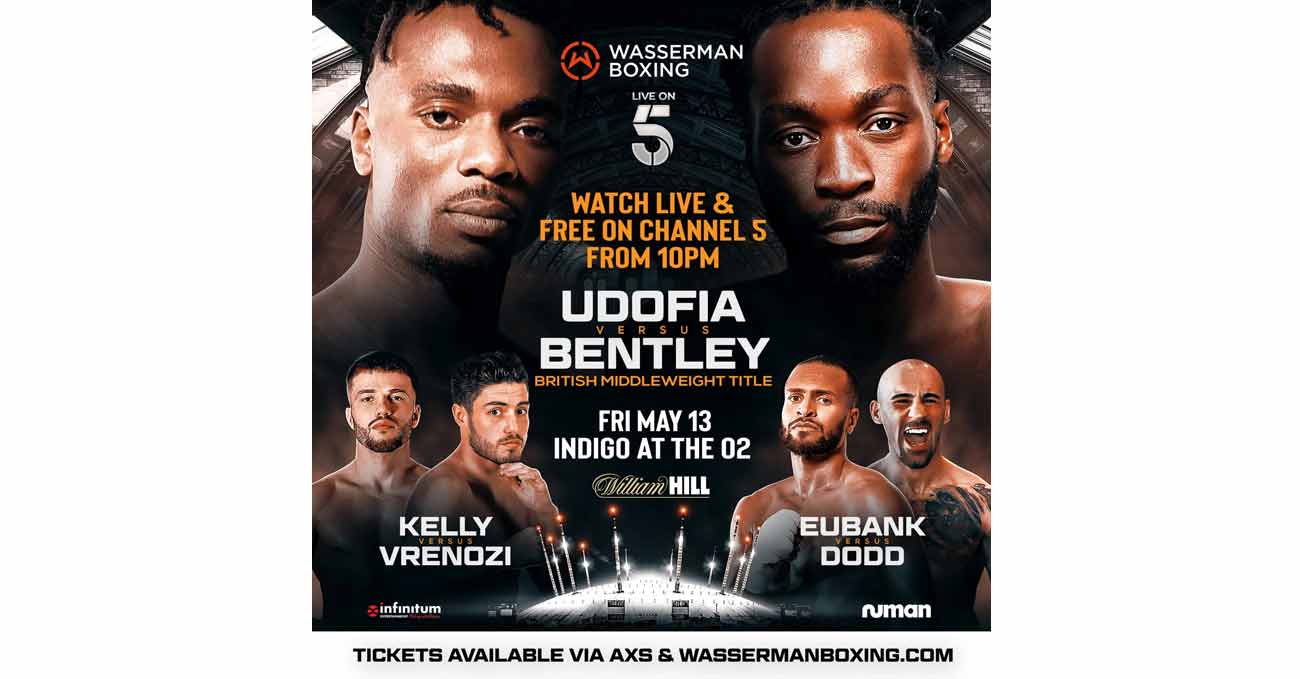 Linus Udofia vs Denzel Bentley full fight video poster 2022-05-13