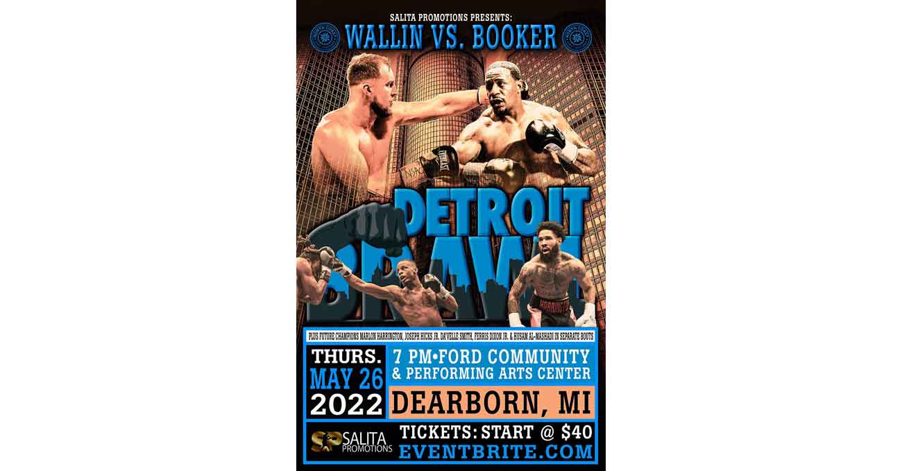 Otto Wallin vs Rydell Booker full fight video poster 2022-05-26