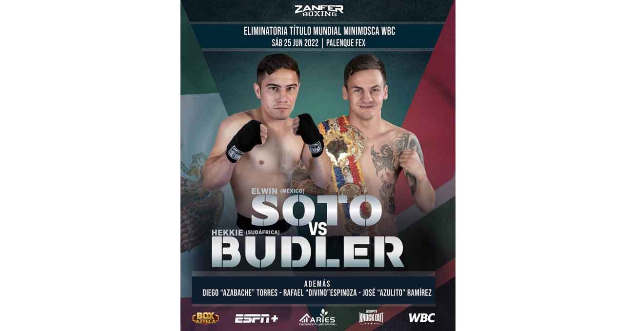 Hekkie Budler vs Elwin Soto full fight video poster 2022-06-25