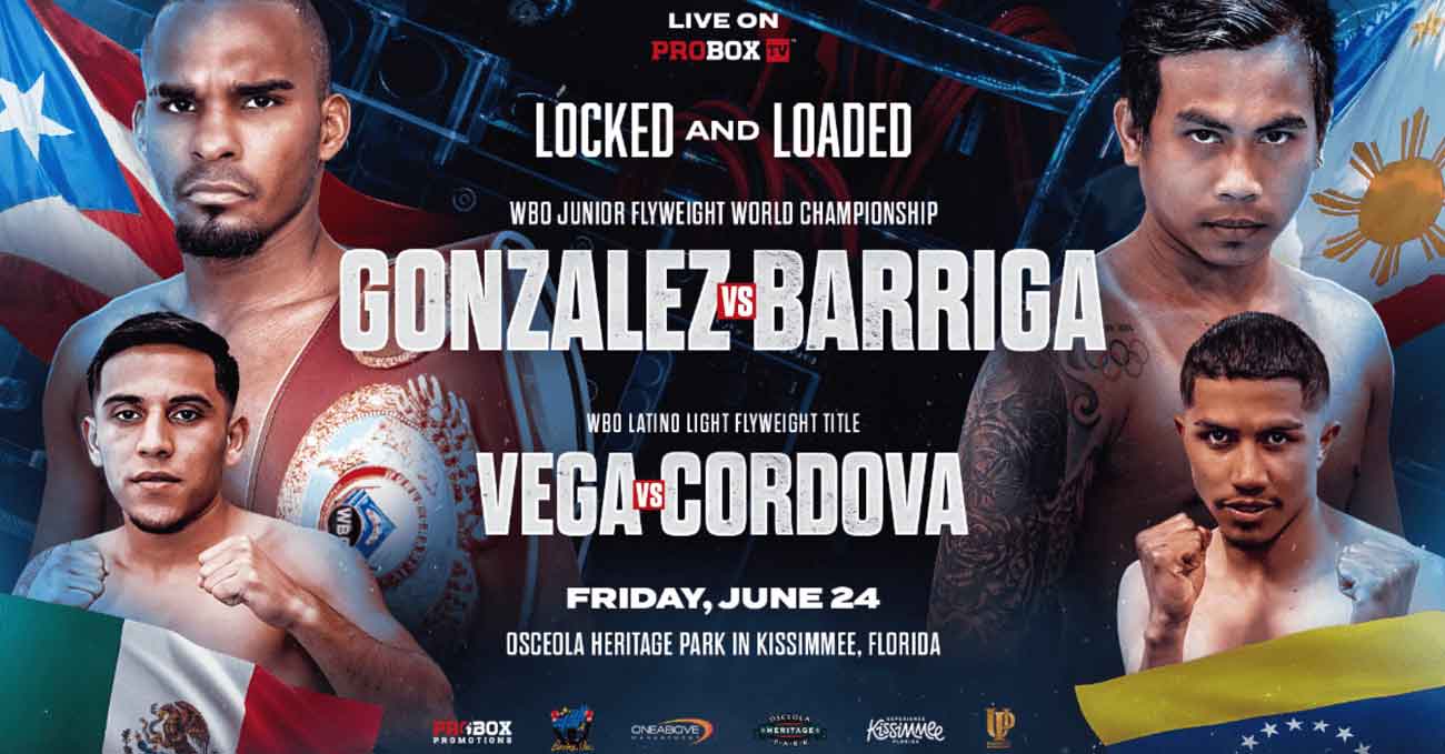Jonathan Gonzalez vs Mark Anthony Barriga full fight video poster 2022-06-24