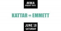 Poster of Kattar vs Emmett Ufc on ESPN 37 designed by AllTheBestFights
