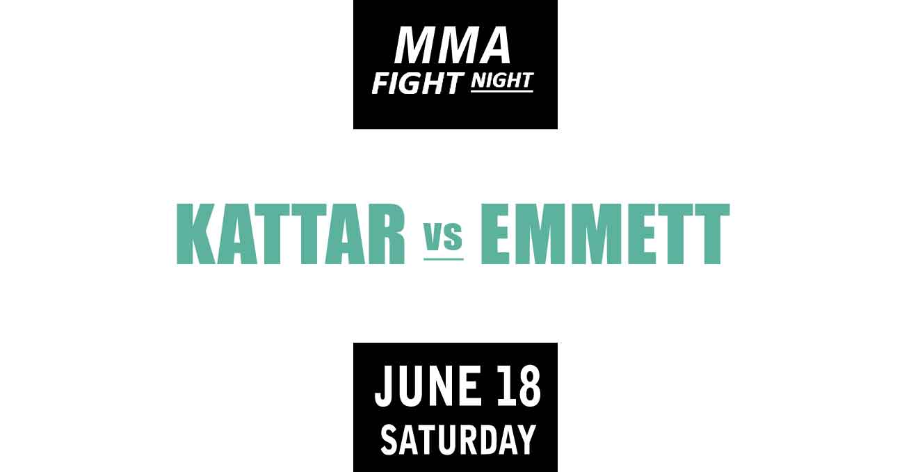 Calvin Kattar vs Josh Emmett full fight video UFC on ESPN 37 poster by ATBF