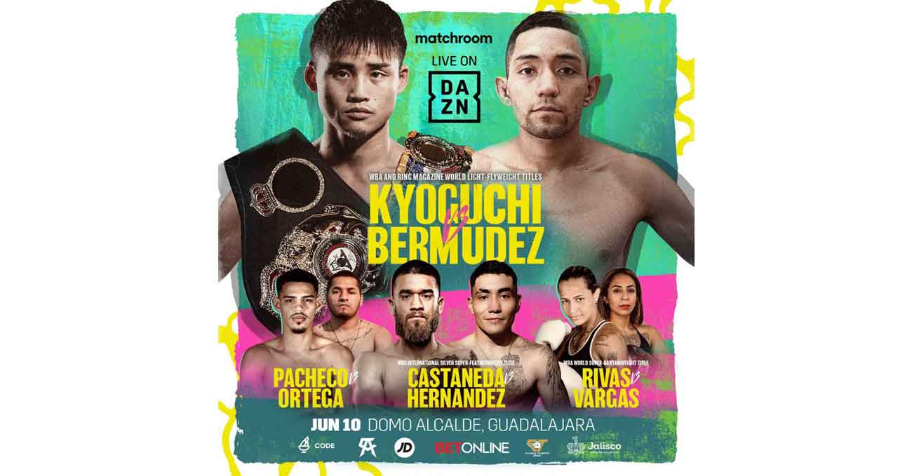 Hiroto Kyoguchi vs Esteban Bermudez full fight video poster 2022-06-10