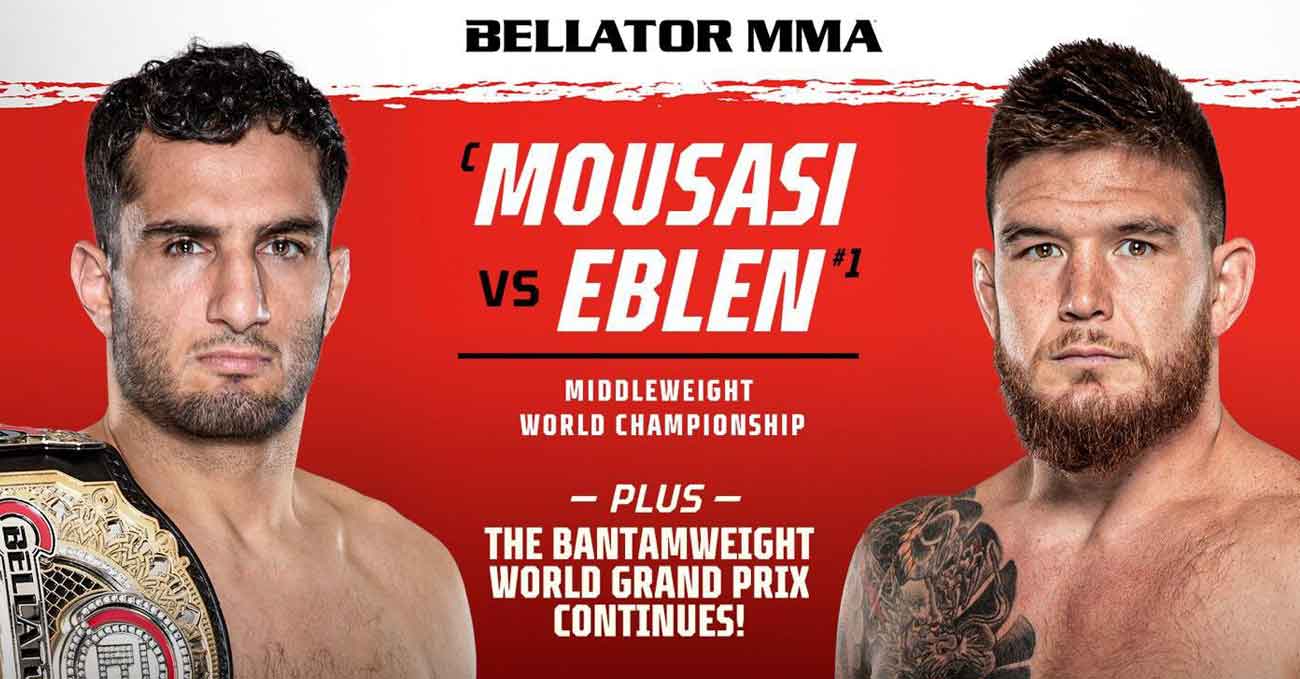 Gegard Mousasi vs Johnny Eblen full fight video Bellator 282 poster