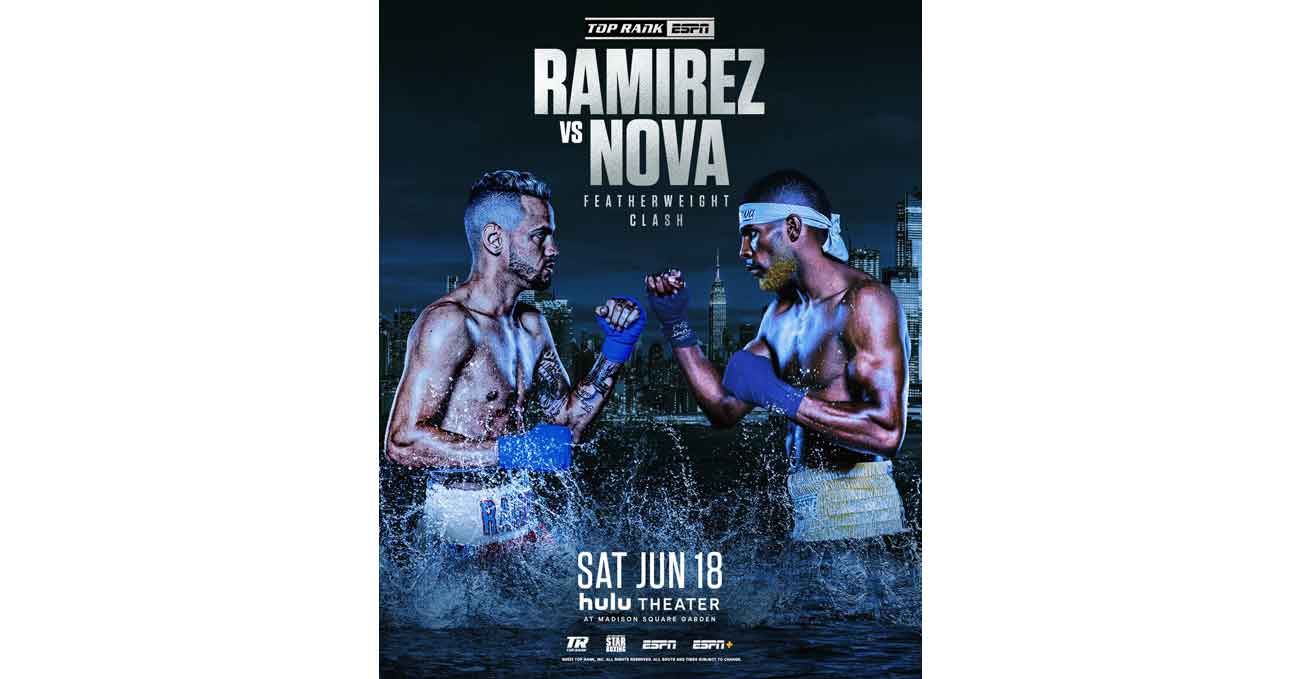 Abraham Nova vs Robeisy Ramirez full fight video poster 2022-06-18