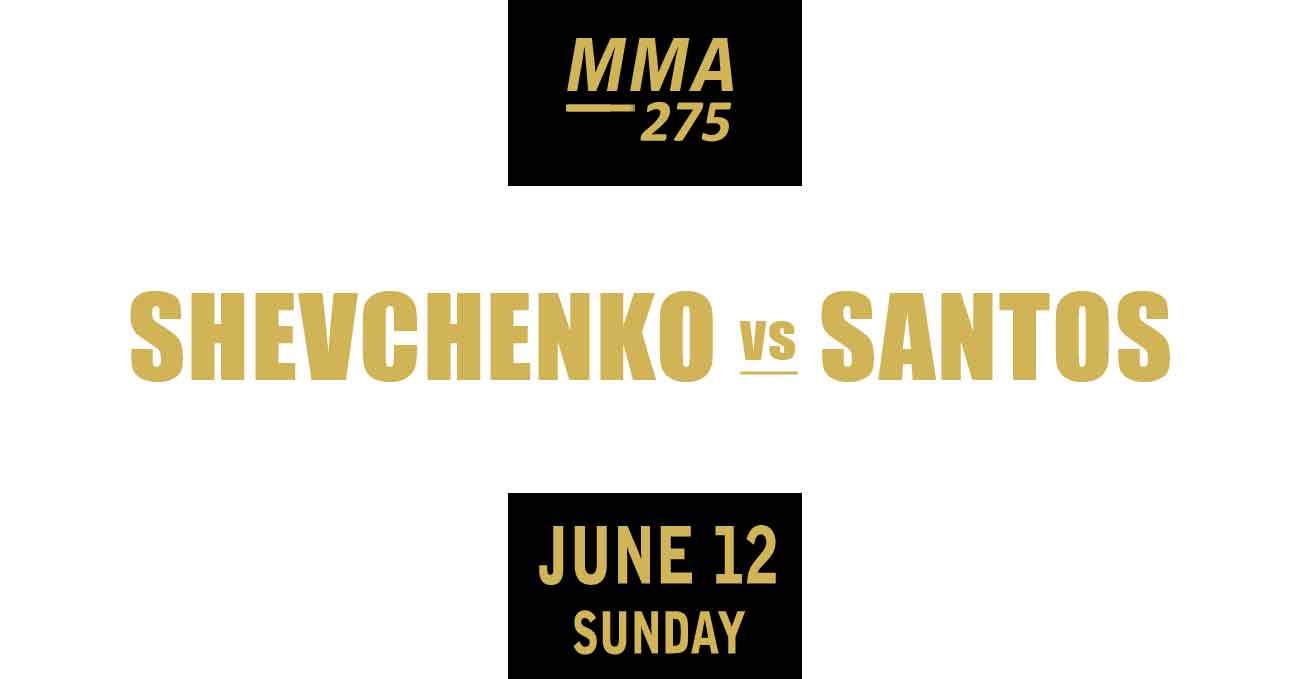 Valentina Shevchenko vs Taila Santos full fight video UFC 275 poster by ATBF