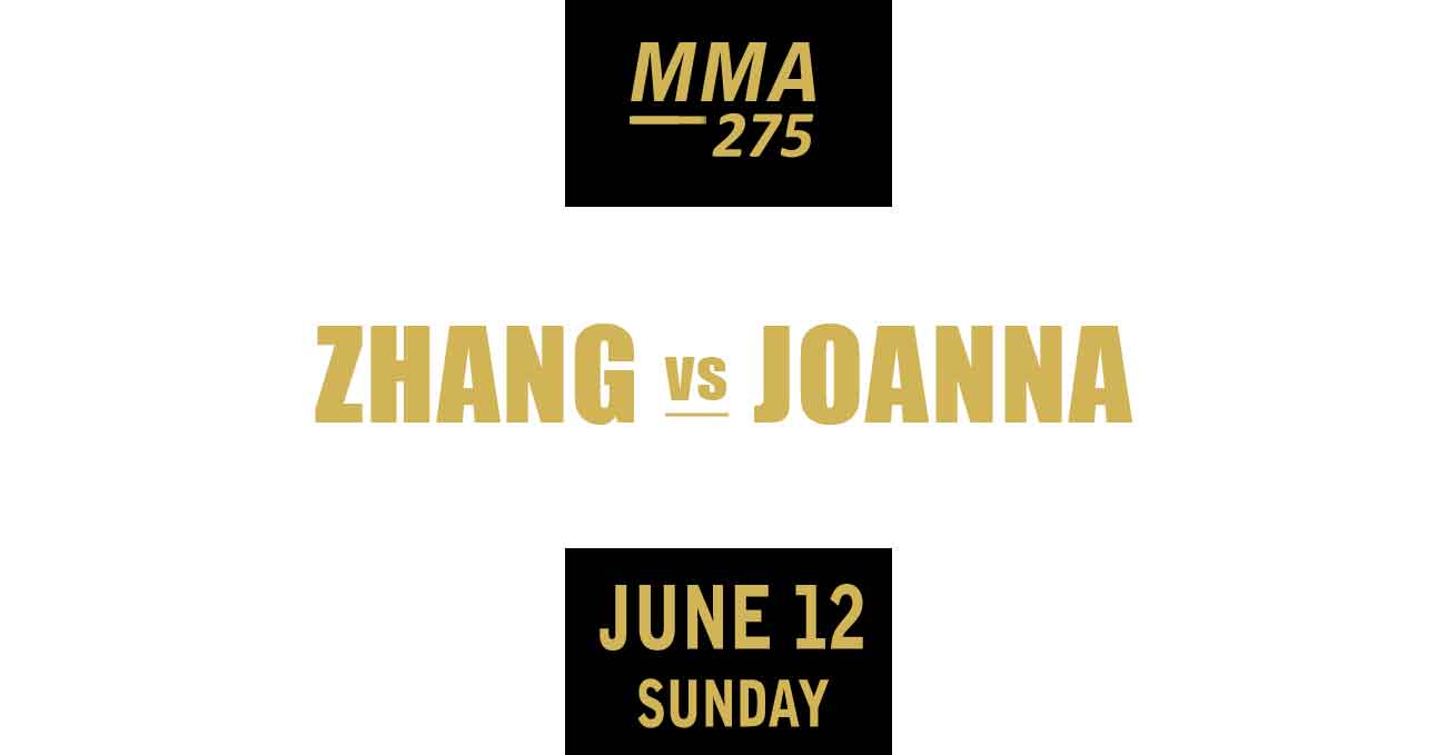 Weili Zhang vs Joanna Jedrzejczyk 2 full fight video UFC 275 poster by ATBF