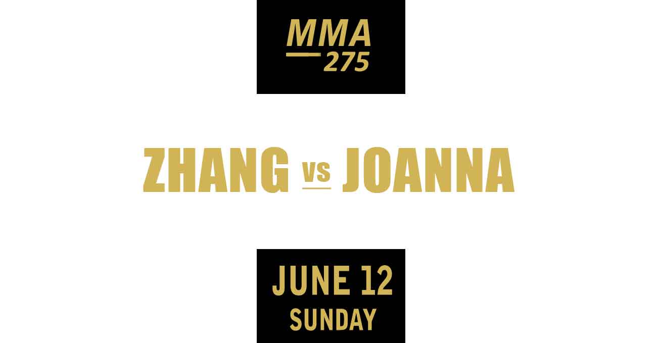 Weili Zhang vs Joanna Jedrzejczyk 2 full fight video UFC 275 poster by ATBF