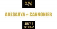 Poster of Adesanya vs Cannonier Ufc 276 designed by AllTheBestFights