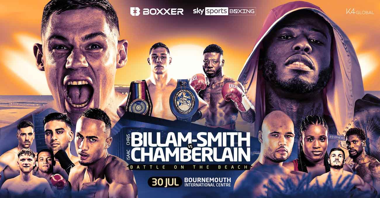 Chris Billam-Smith vs Isaac Chamberlain full fight video poster 2022-07-30