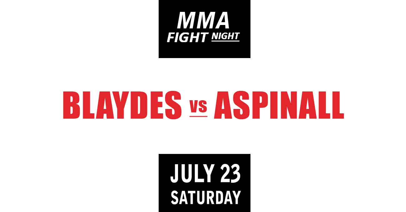 Curtis Blaydes vs Tom Aspinall full fight video UFC London poster by ATBF
