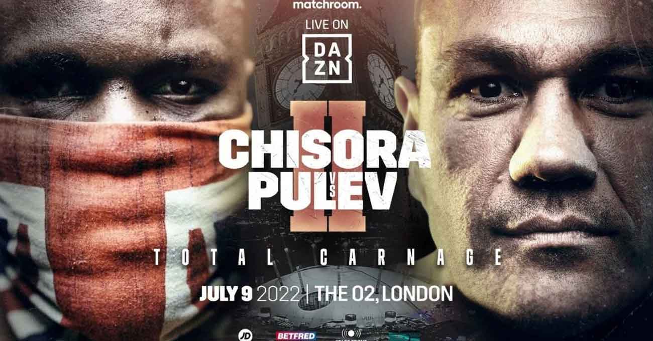 Dereck Chisora vs Kubrat Pulev 2 full fight video poster 2022-07-09