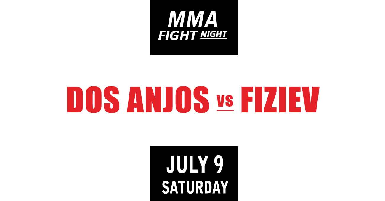 Rafael dos Anjos vs Rafael Fiziev full fight video UFC Vegas 58 poster by ATBF