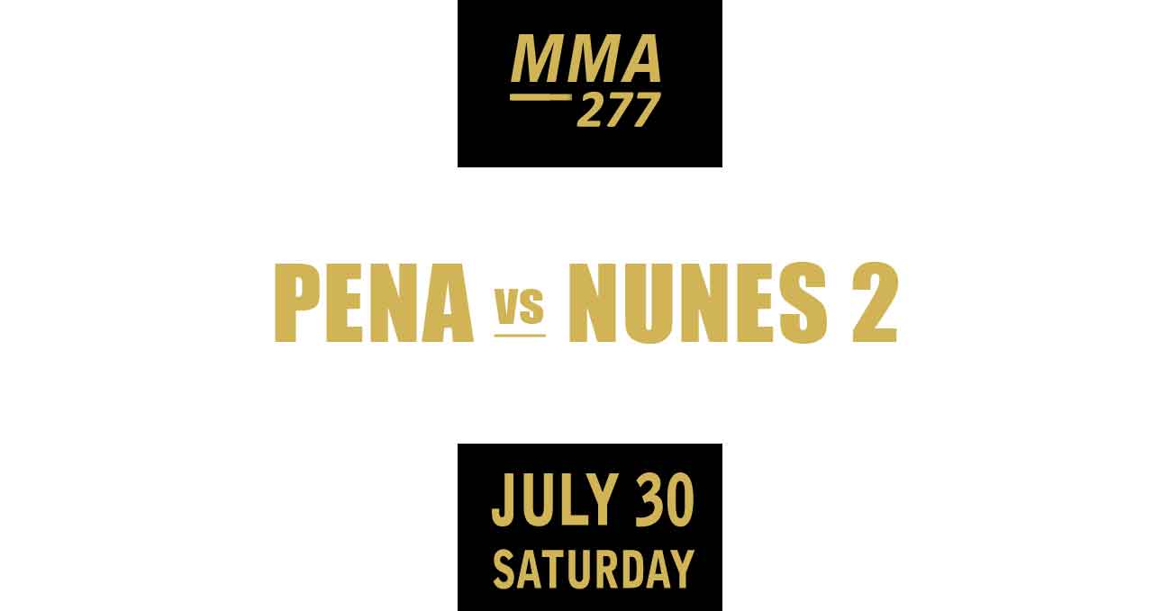 Julianna Pena vs Amanda Nunes 2 full fight video UFC 277 poster by ATBF