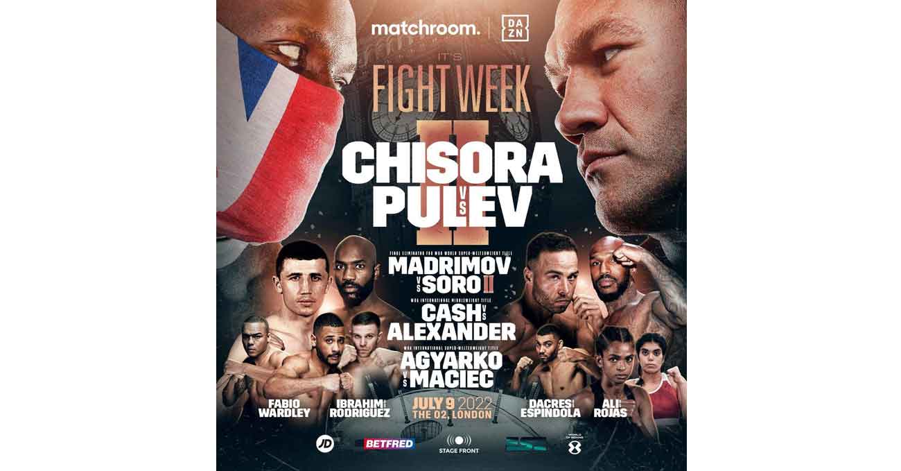 Poster of Chisora vs Pulev 2 2022-07-09