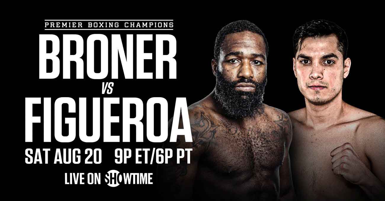 Adrien Broner vs Omar Figueroa Jr full fight video poster 2022-08-20
