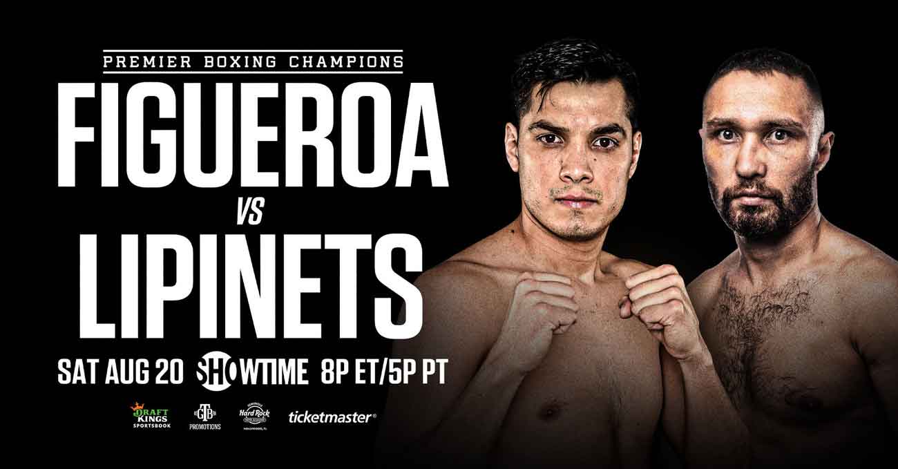 Omar Figueroa Jr vs Sergey Lipinets full fight video poster 2022-08-20
