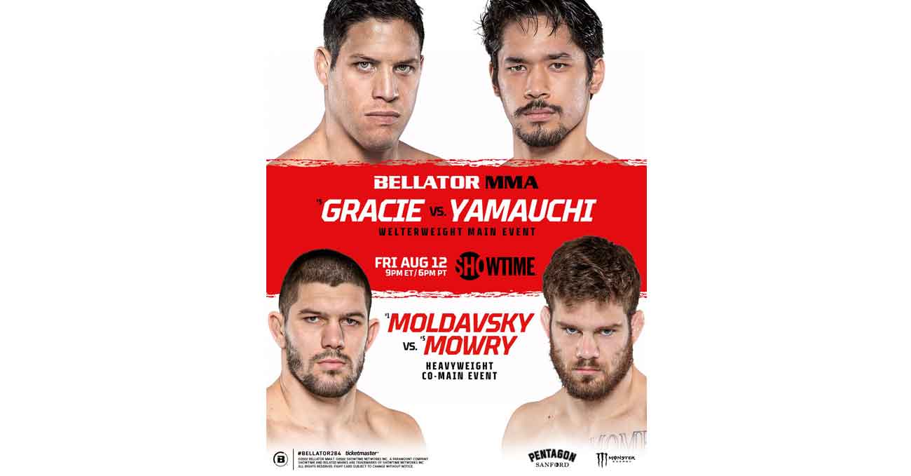 Neiman Gracie vs Goiti Yamauchi full fight video Bellator 284 poster