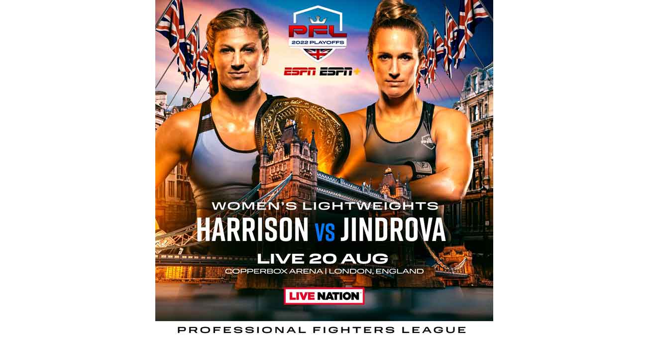 Kayla Harrison vs Martina Jindrova full fight video PFL 9 poster