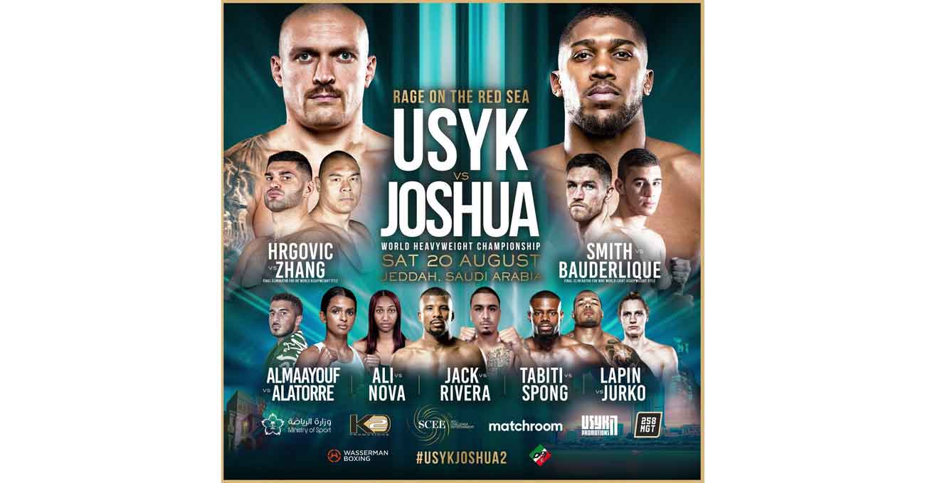 Poster of Usyk vs Joshua 2 2022-08-20