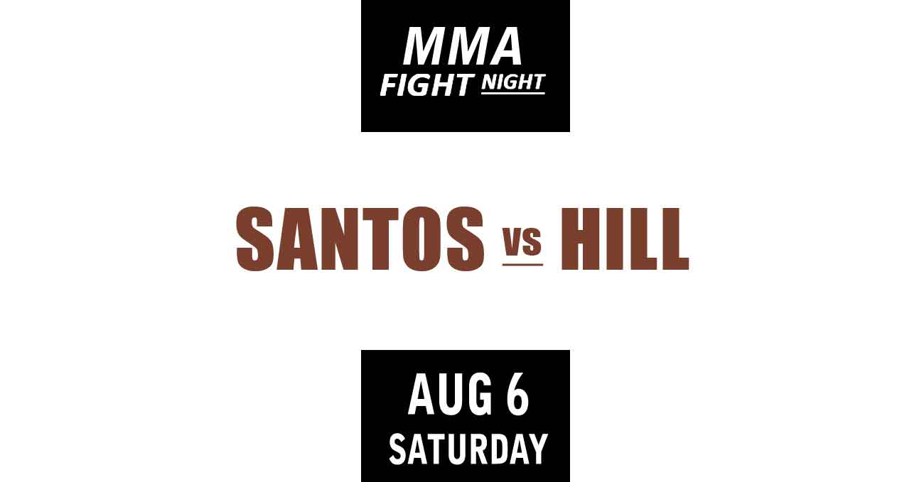 Thiago Santos vs Jamahal Hill full fight video UFC Vegas 59 poster by ATBF