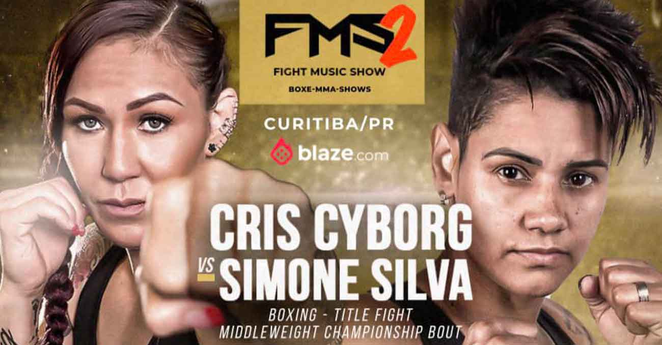 Cris Cyborg Justino vs Simone Aparecida da Silva full fight video poster 2022-09-25