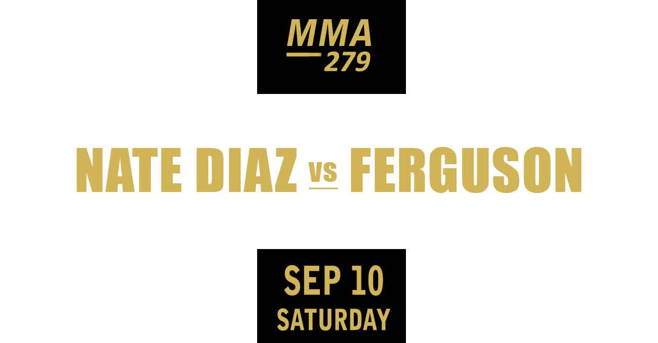 Nate Diaz vs Tony Ferguson full fight video UFC 279 poster by ATBF