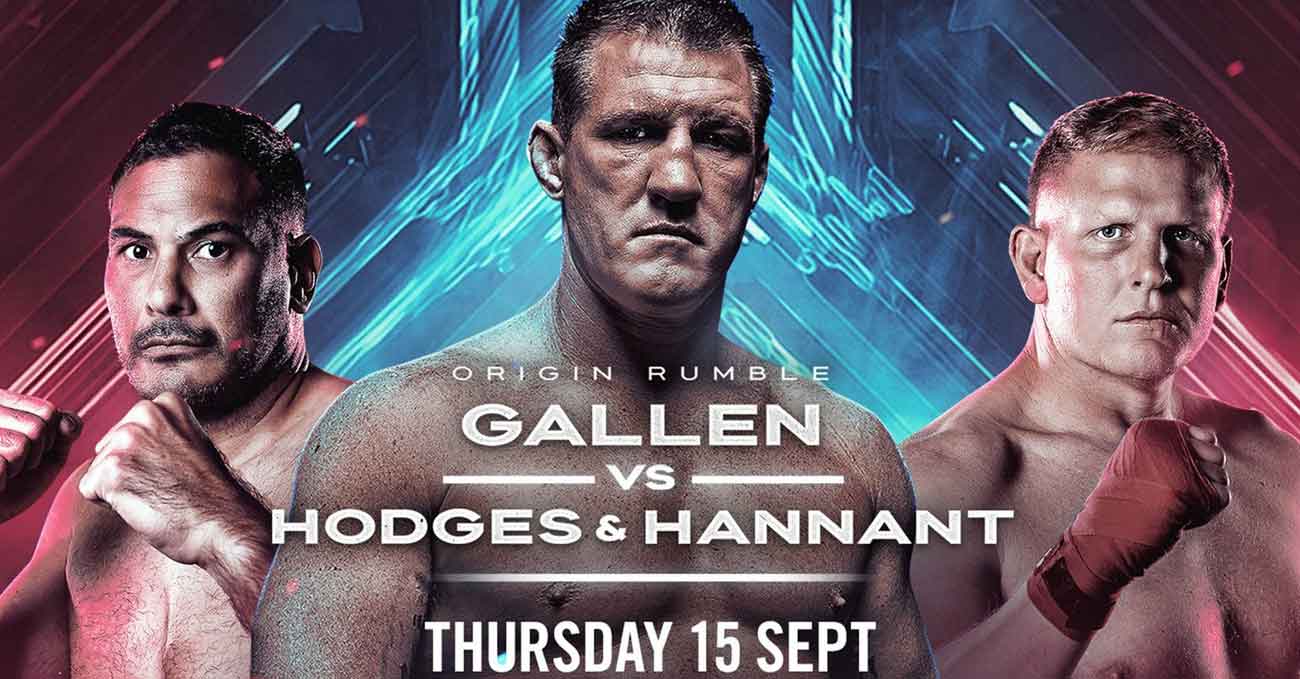 Ben Hannant vs Paul Gallen vs Justin Hodges full fight video poster 2022-09-15