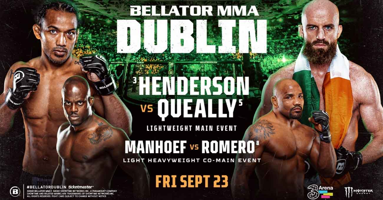 Benson Henderson vs Peter Queally full fight video Bellator 285 poster