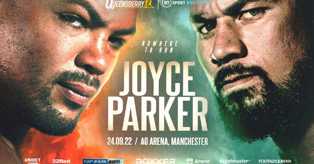 Joe Joyce vs Joseph Parker full fight video poster 2022-09-24