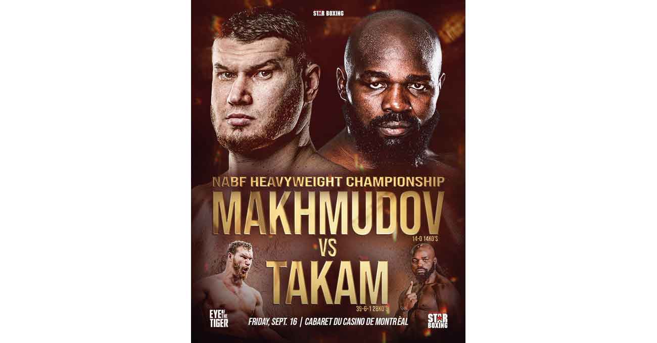 Arslanbek Makhmudov vs Carlos Takam full fight video poster 2022-09-16