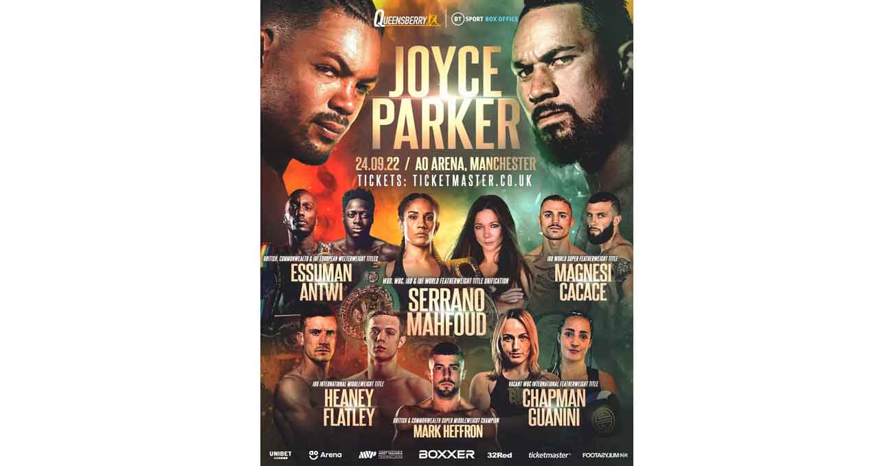 Poster of Joyce vs Parker 2022-09-24