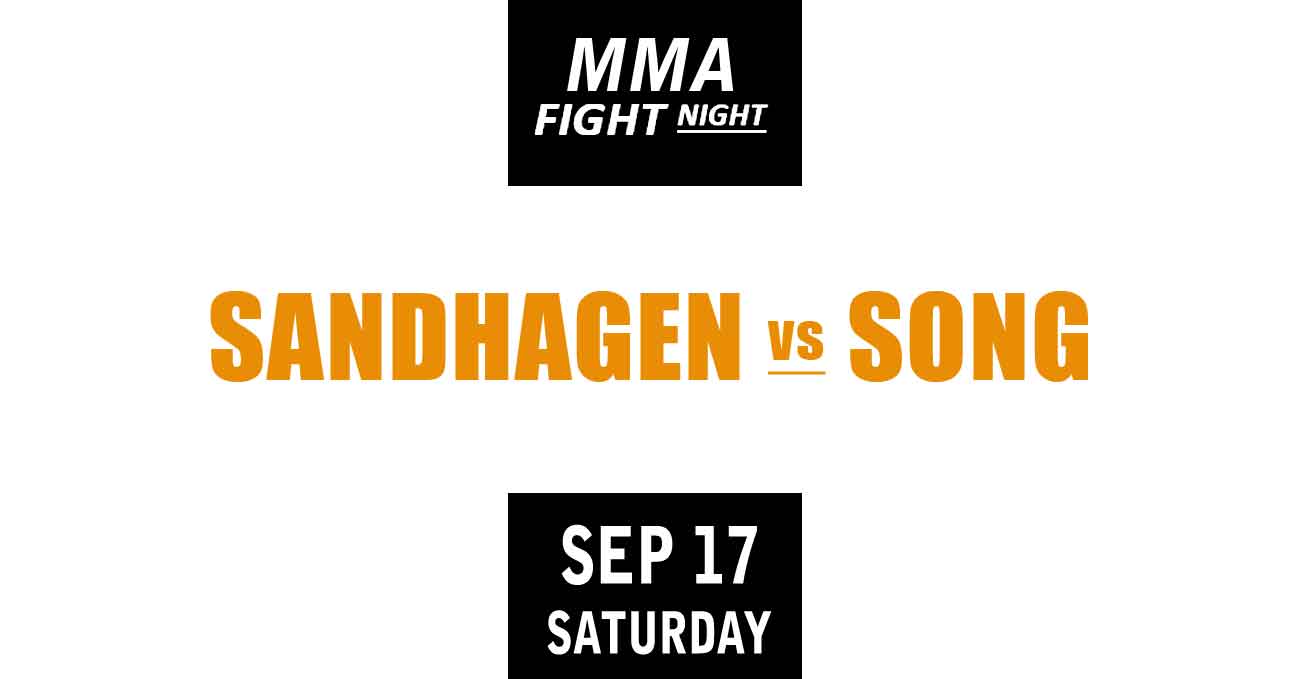 Cory Sandhagen vs Yadong Song full fight video UFC Vegas 60 poster by ATBF