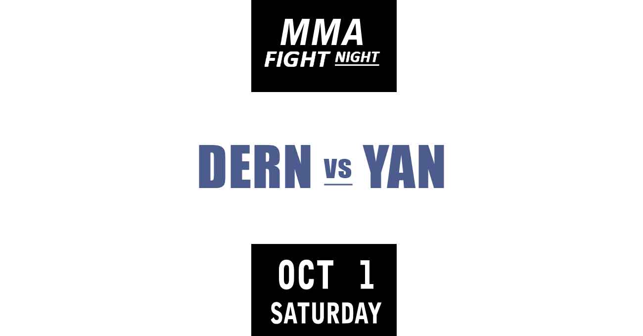 Mackenzie Dern vs Xiaonan Yan full fight video UFC VEGAS 61 poster by ATBF