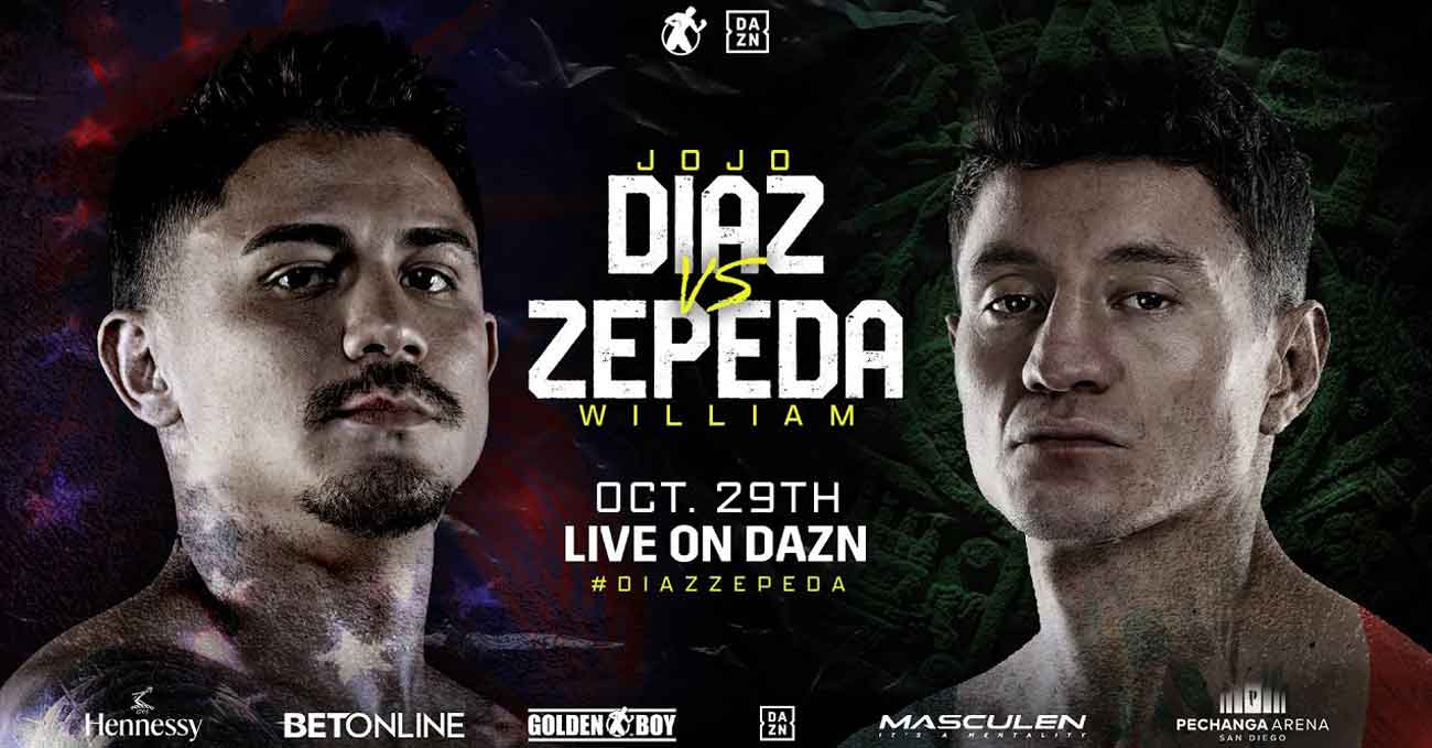 Joseph Diaz vs William Zepeda full fight video poster 2022-10-29