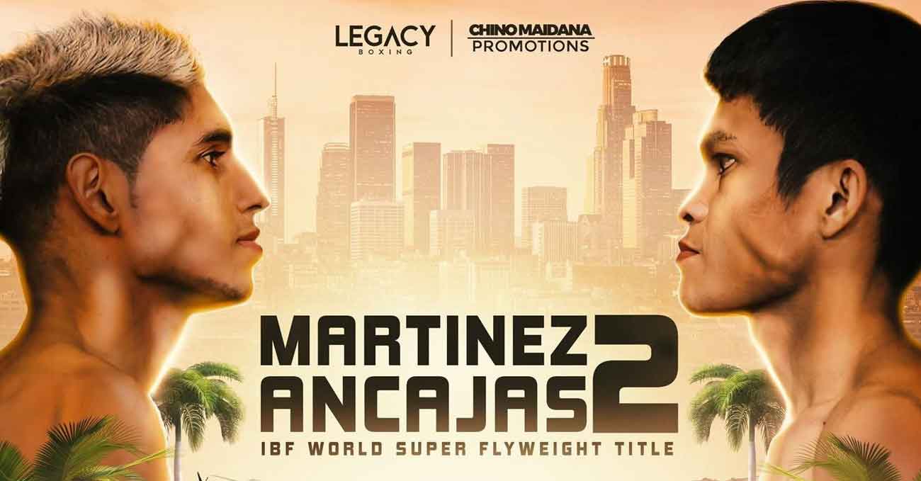 Fernando Martinez vs Jerwin Ancajas 2 full fight video poster 2022-10-08