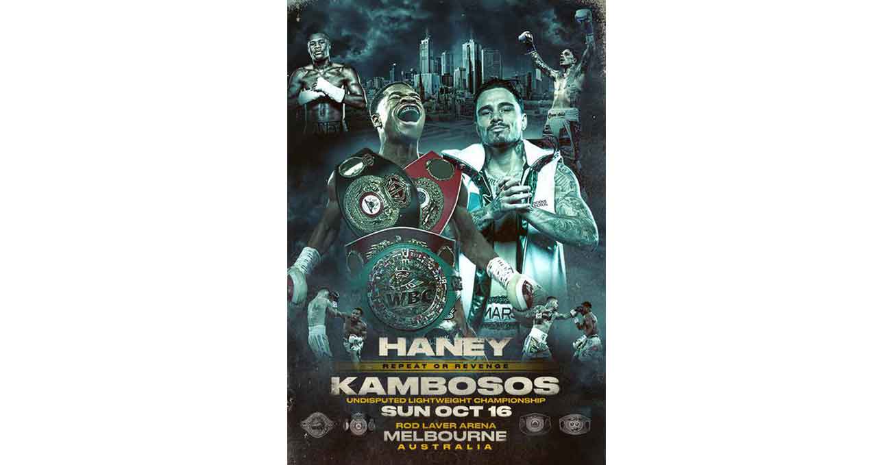 Poster of Haney vs Kambosos 2 2022-10-16