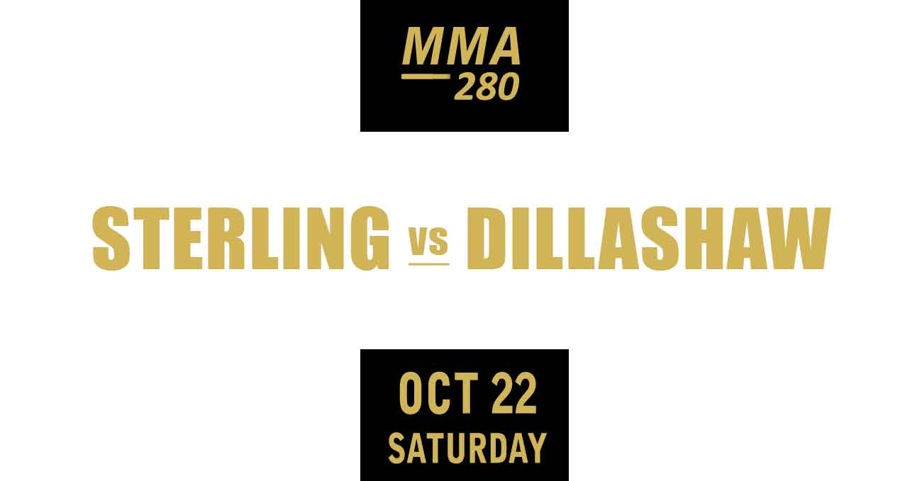 Aljamain Sterling vs TJ Dillashaw full fight video UFC 280 poster by ATBF