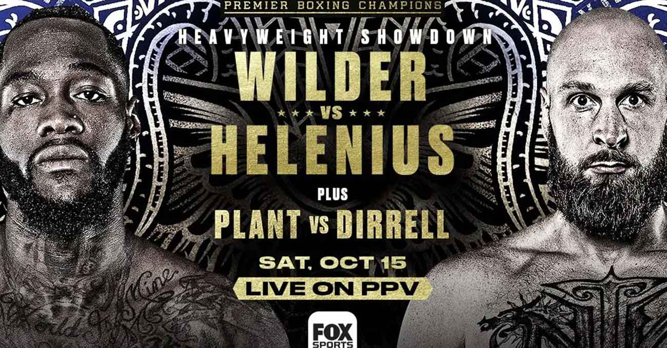 Deontay Wilder vs Robert Helenius full fight video poster 2022-10-15