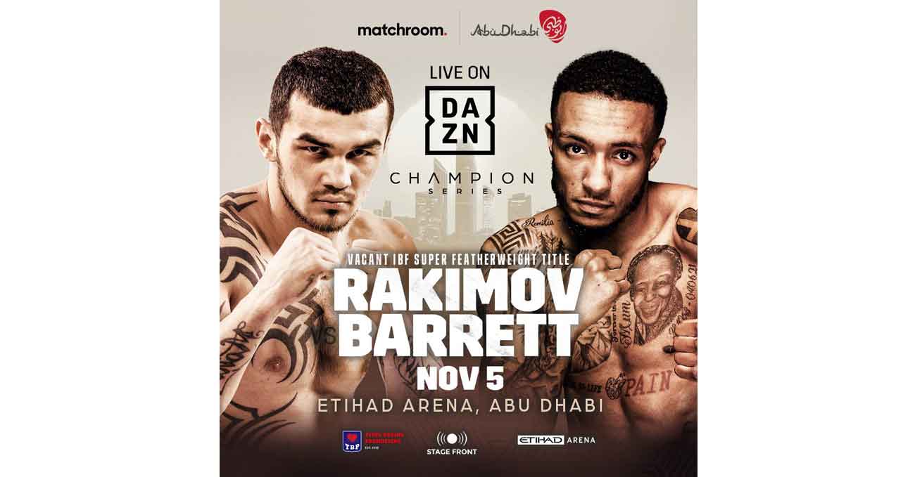 Shavkatdzhon Rakhimov vs Zelfa Barrett full fight video poster 2022-11-05