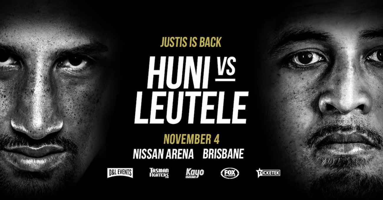 Justis Huni vs Kiki Toa Leutele full fight video poster 2022-11-04